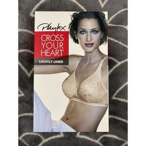 36B PLAYTEX CROSS YOUR HEART Bra Soft Taupe # 4210 Lightly Lined NIB